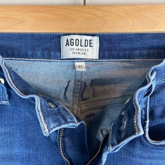 AGOLDE Sophie Mid-Rise Crop Jeans - Picture 9 of 9